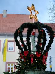 Marktbrunnen in Schwabenheim Winter 2018 002