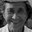 Marktfrau auf Bali 2005