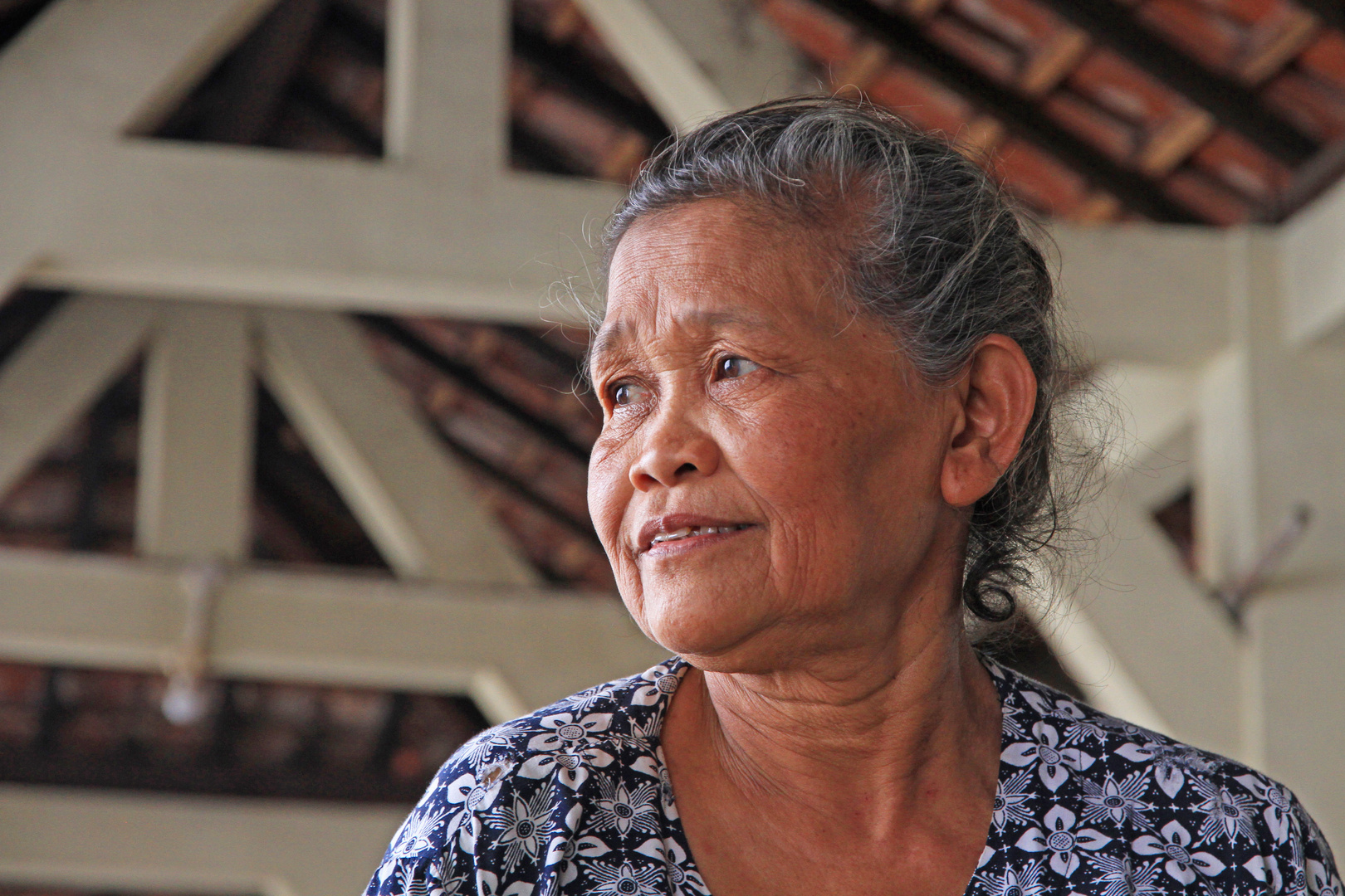 Marktfrau, Bali, Indonesien        