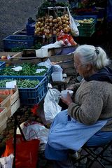 Marktfrau Freiburg Oktober 2006