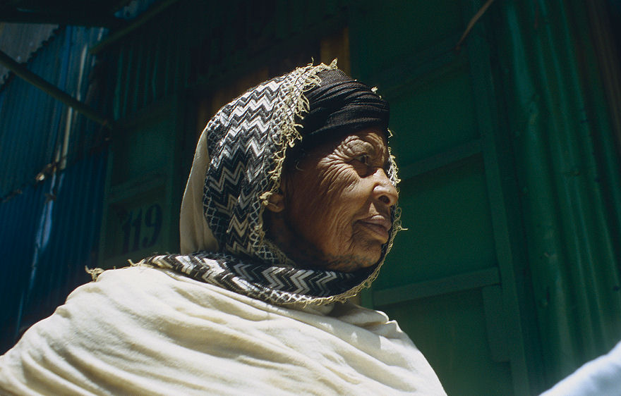 Marktfrau in Addis Abeba