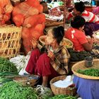 Marktfrau in Bagan