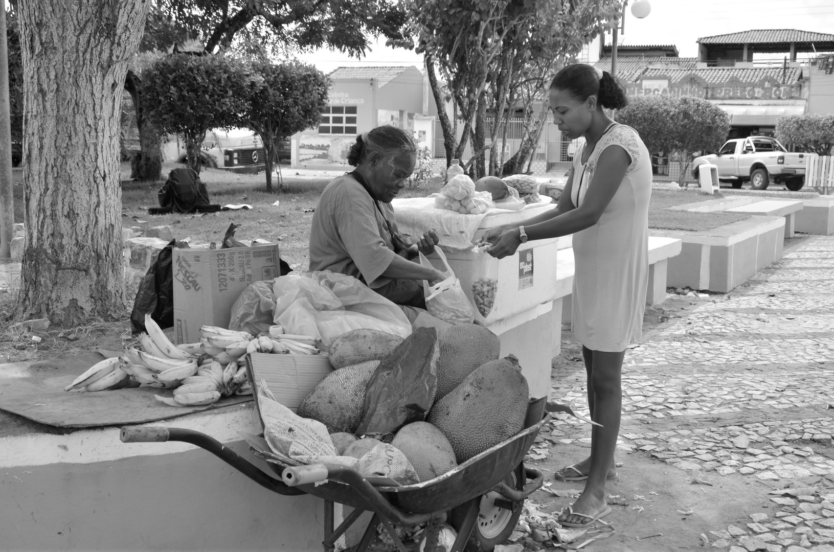 MARKTFRAU IN BAHIA BRASILIEN