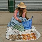 Marktfrau in Copacabana / Bolivien