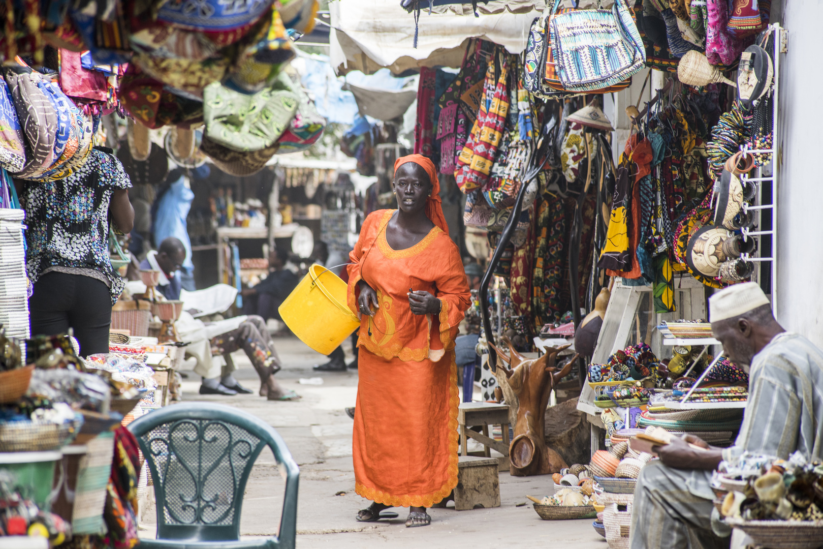 Marktfrau in Dakar