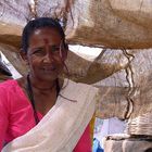 Marktfrau in Goa