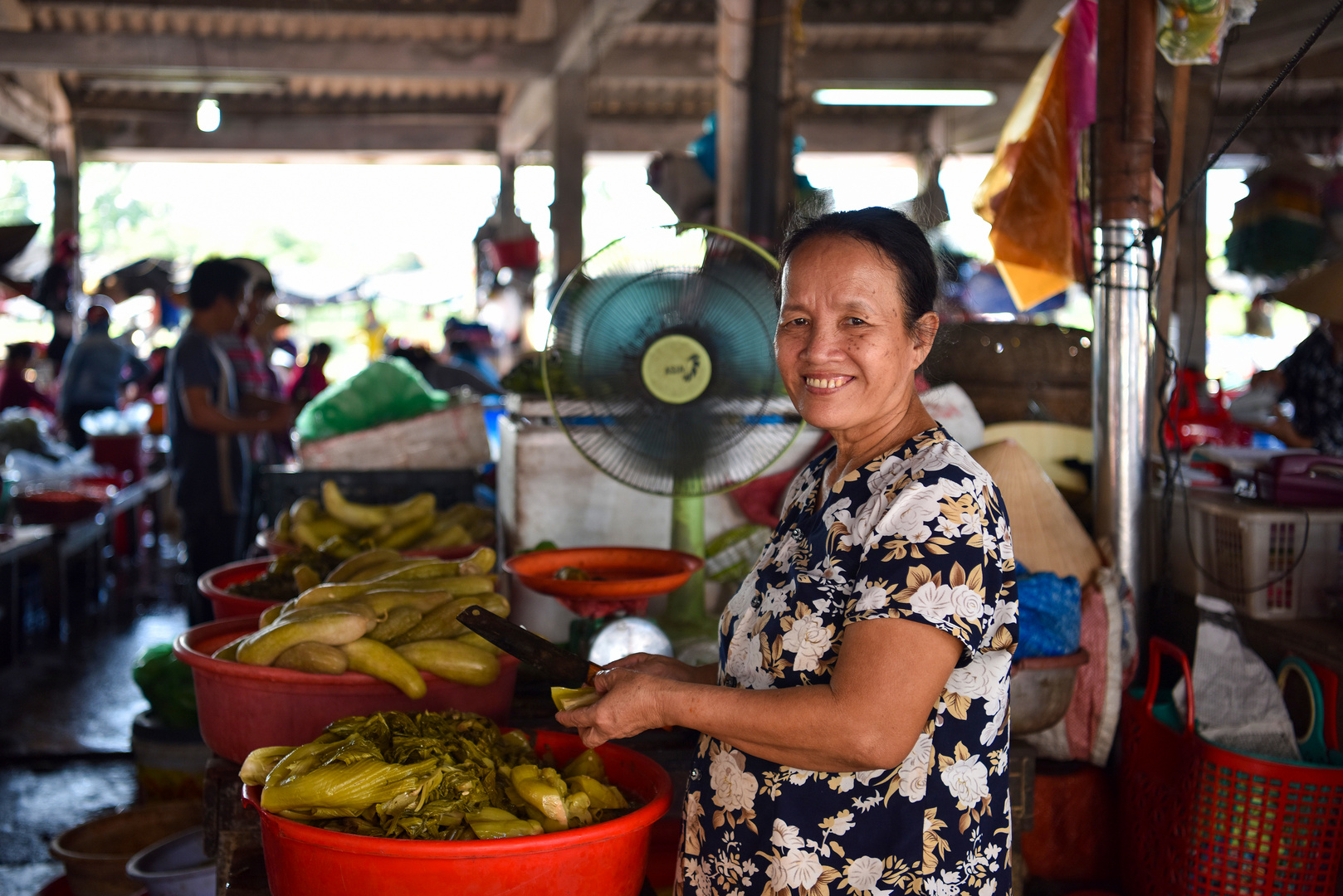 Marktfrau in Hoi An 03