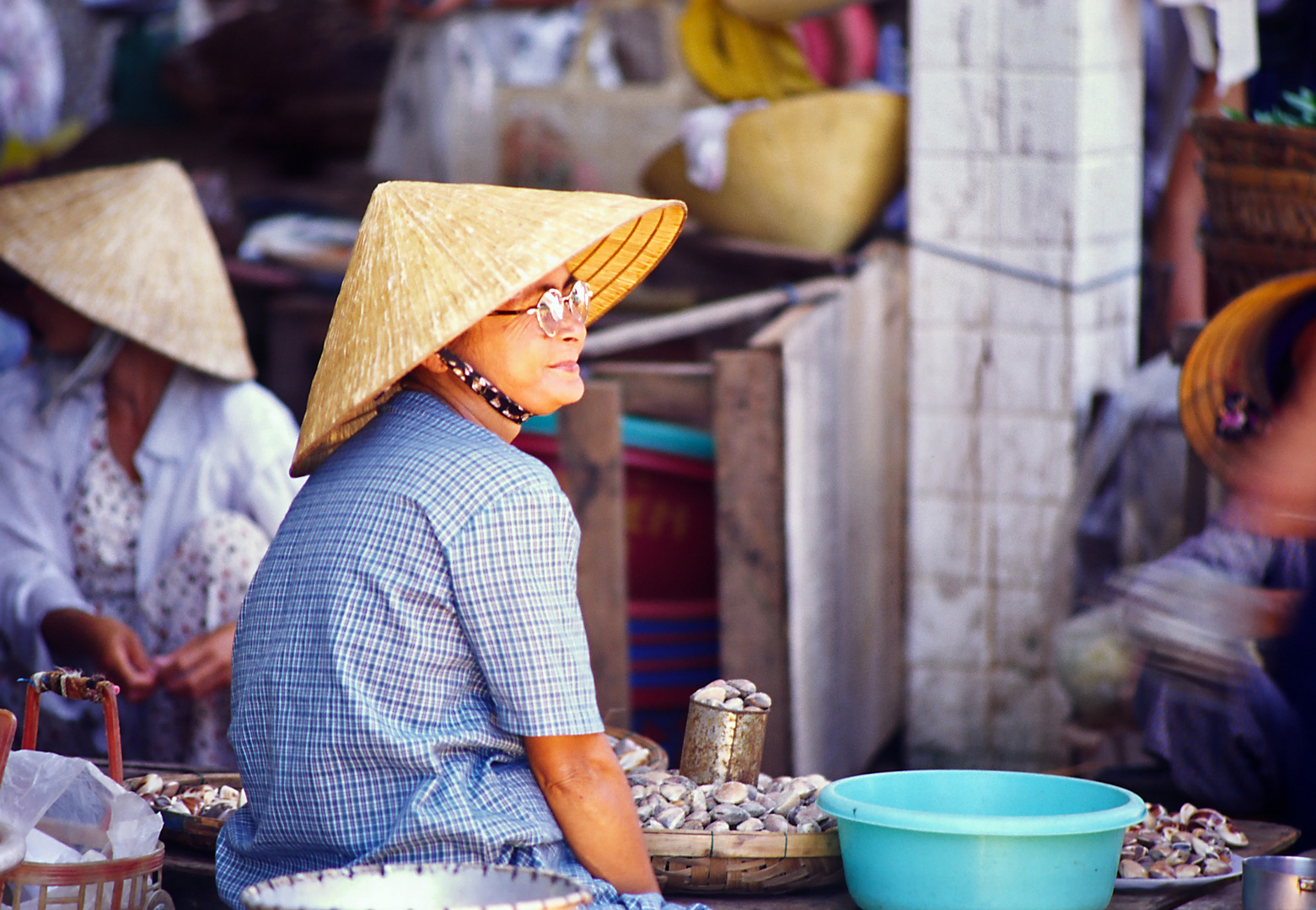 Marktfrau in Hoi An 