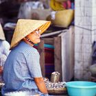 Marktfrau in Hoi An 