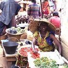 Marktfrau in Kumasi