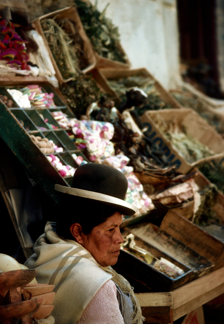 Marktfrau in La Paz