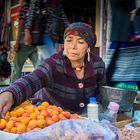 Marktfrau in Leh - Ladakh
