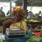 Marktfrau in Martinique