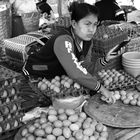 Marktfrau in Myanmar