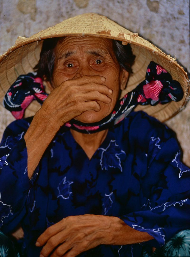 Marktfrau in Phan Thiet 02