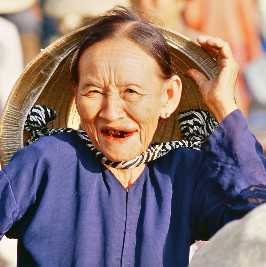 Marktfrau in Phan Thiet