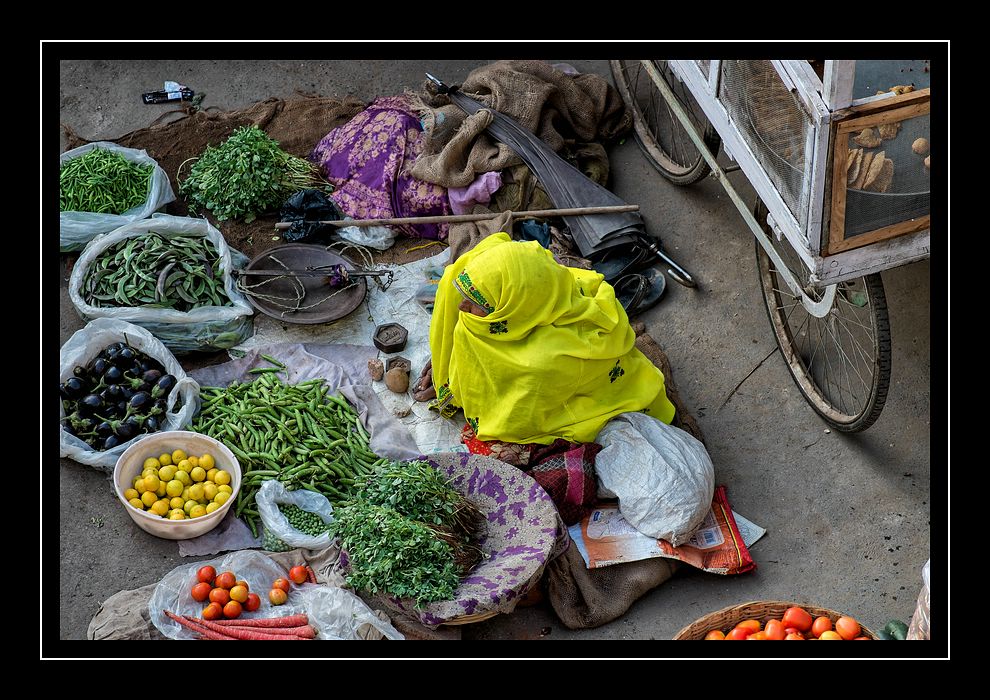 Marktfrau in Pushkar