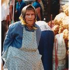 Marktfrau in Rumänien