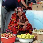 Marktfrau in Samarkand