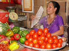 Marktfrau in Siem Reap