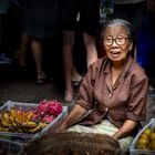 Marktfrau in Ubud 