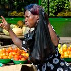 Marktfrau in Uganda