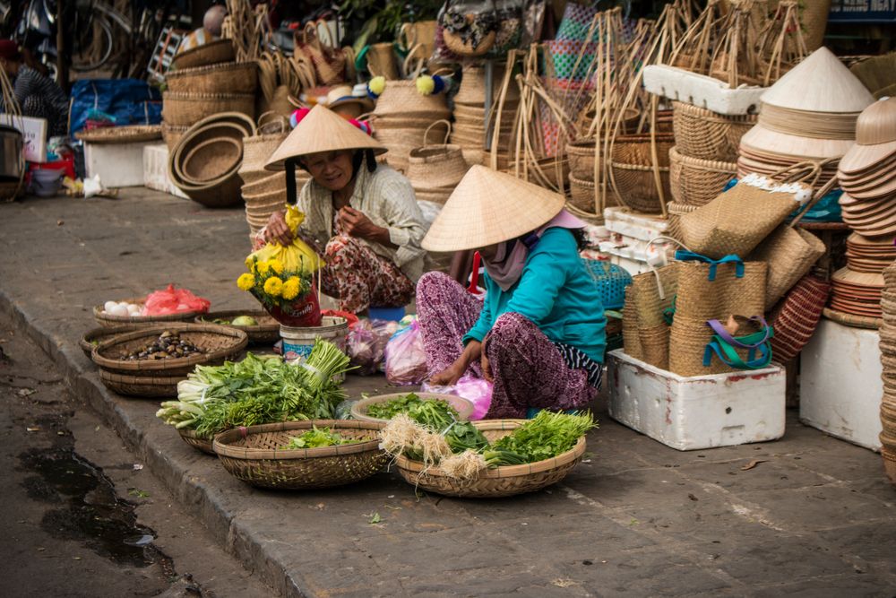 Marktfrauen in Hoi An