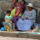 Marktfrauen in Ollantaytambo