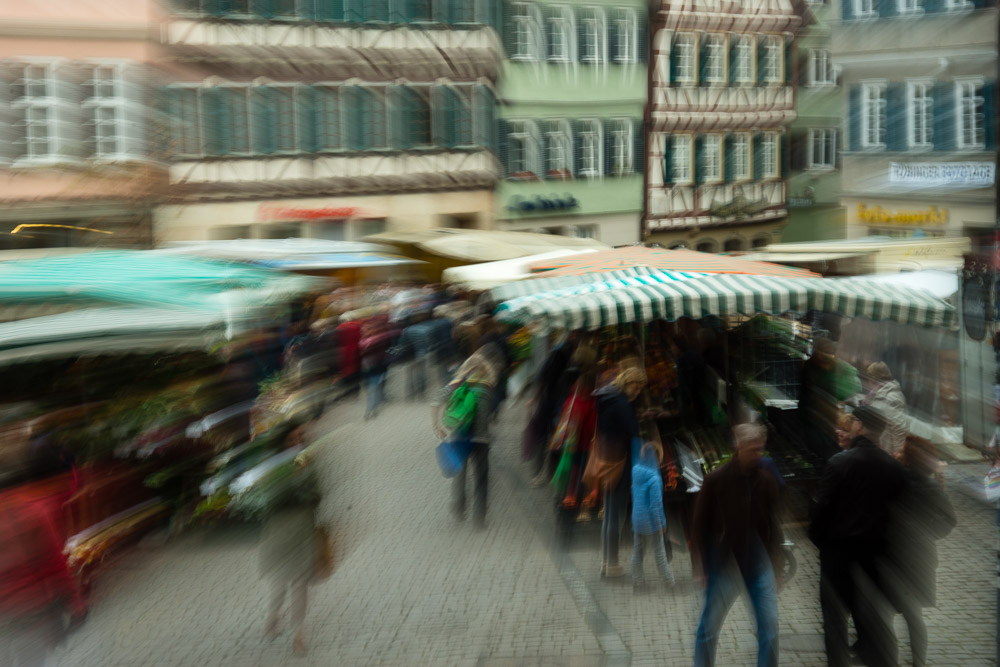 Marktgeschehen in Tübingen