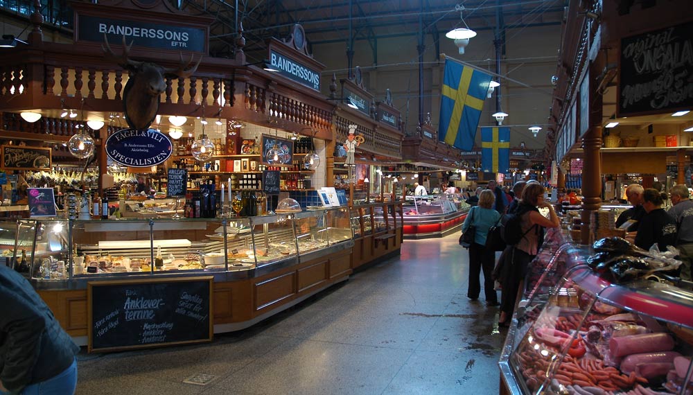 Markthalle in Stockholm