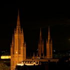 Marktkirche bei Nacht