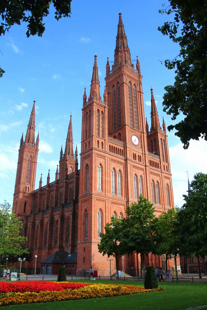 Marktkirche Dom Zu Wiesbaden Foto Bild Architektur Sakralbauten Aussenansichten Von Kirchen Bilder Auf Fotocommunity