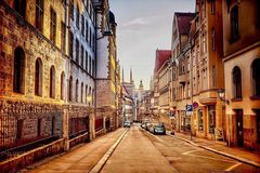 Marktkirche Halle (Saale) - Blick von der Rathausstraße 