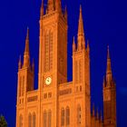 Marktkirche in Wiesbaden bei Nacht