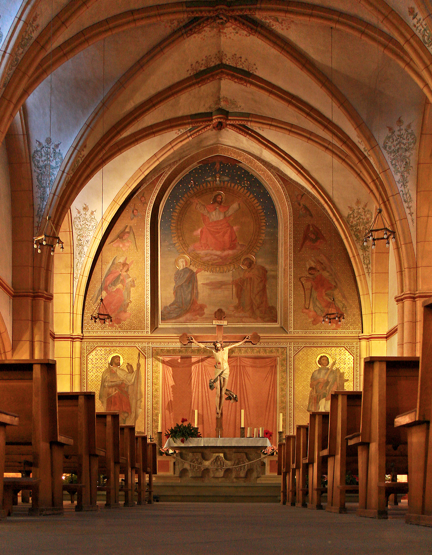 Marktkirche Sankt Gangolf in Trier an der Mosel