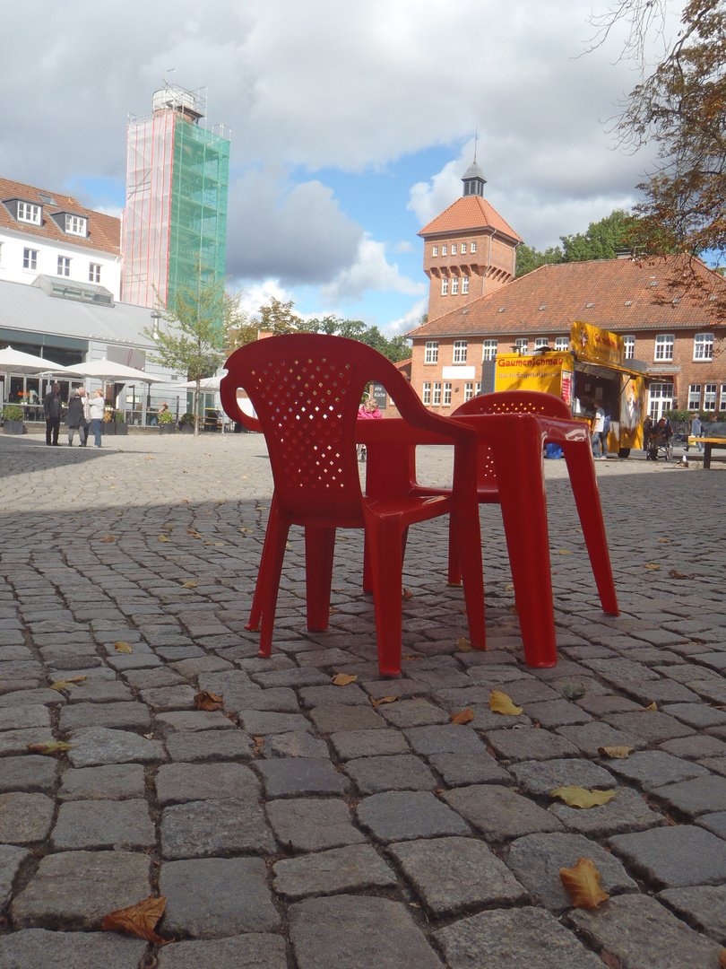 Marktplatz aus Kinderperspektive