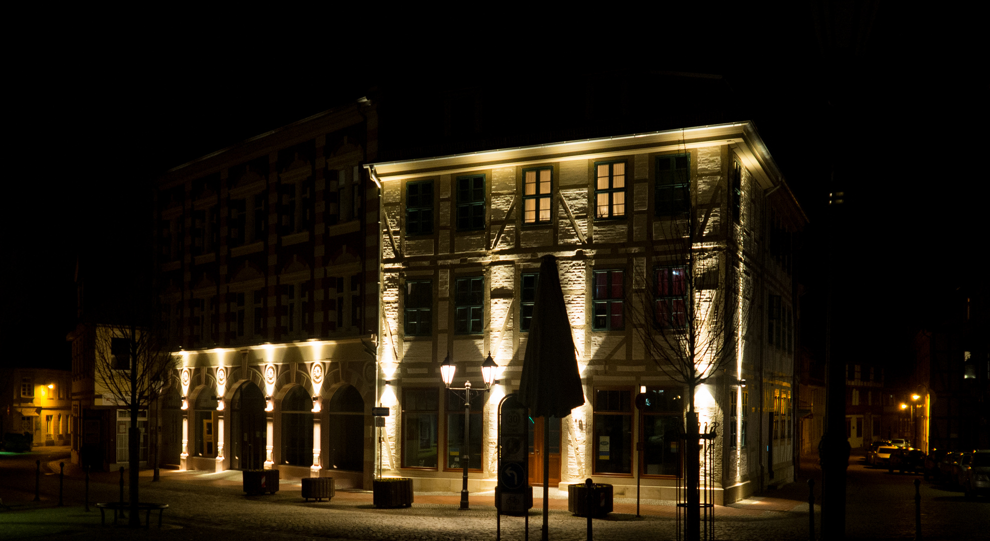 Marktplatz bei Nacht