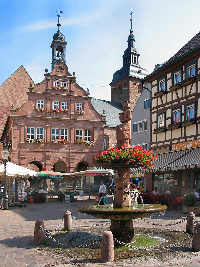 Marktplatz Buchen (Odenwald) Foto & Bild deutschland, europe, baden