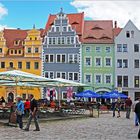 Marktplatz der historischen Altstadt von Meißen