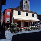 Marktplatz, Dorf in der Toscana