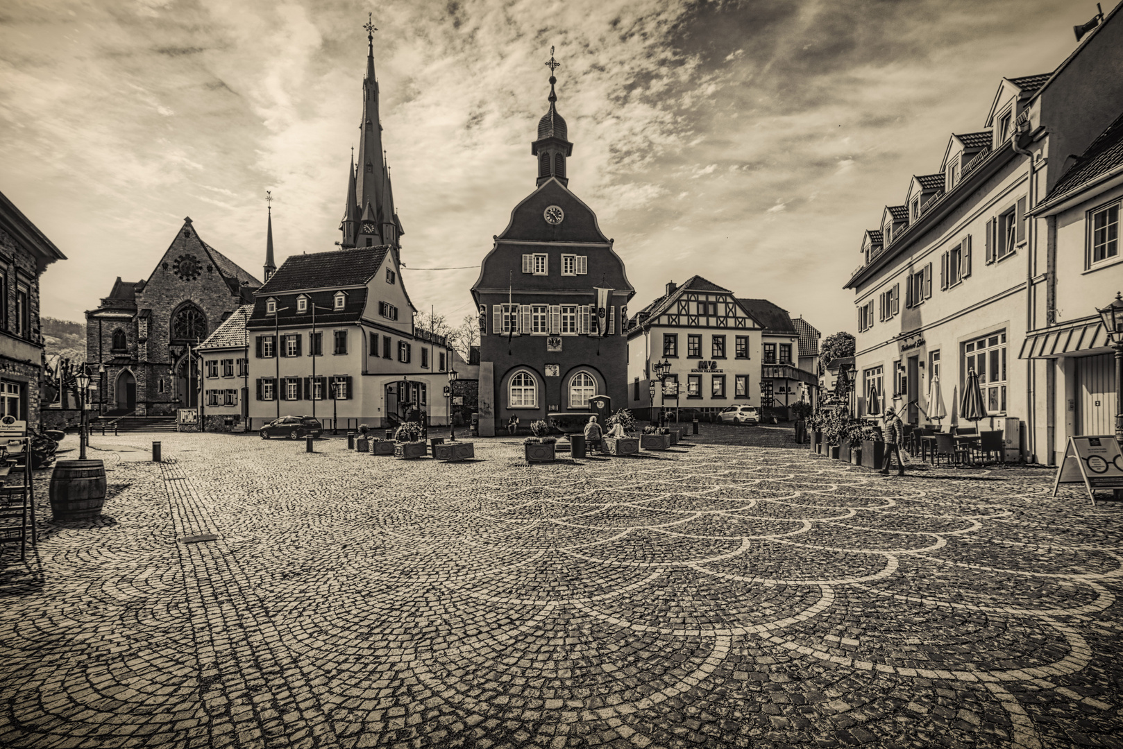 Marktplatz Gau-Algesheim HDR