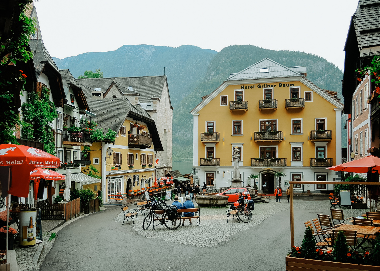 Marktplatz Hallstadt 2015