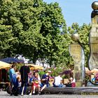 MARKTPLATZ. HANDWERKERBRUNNEN. DESSAU.