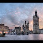 Marktplatz im Spätsommer