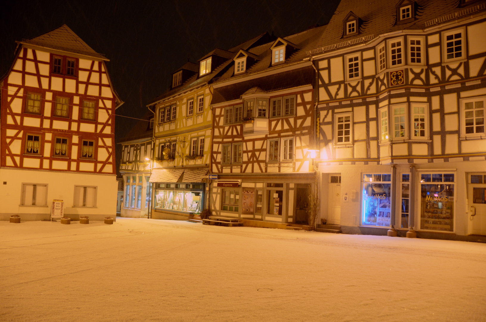 Marktplatz im Winter