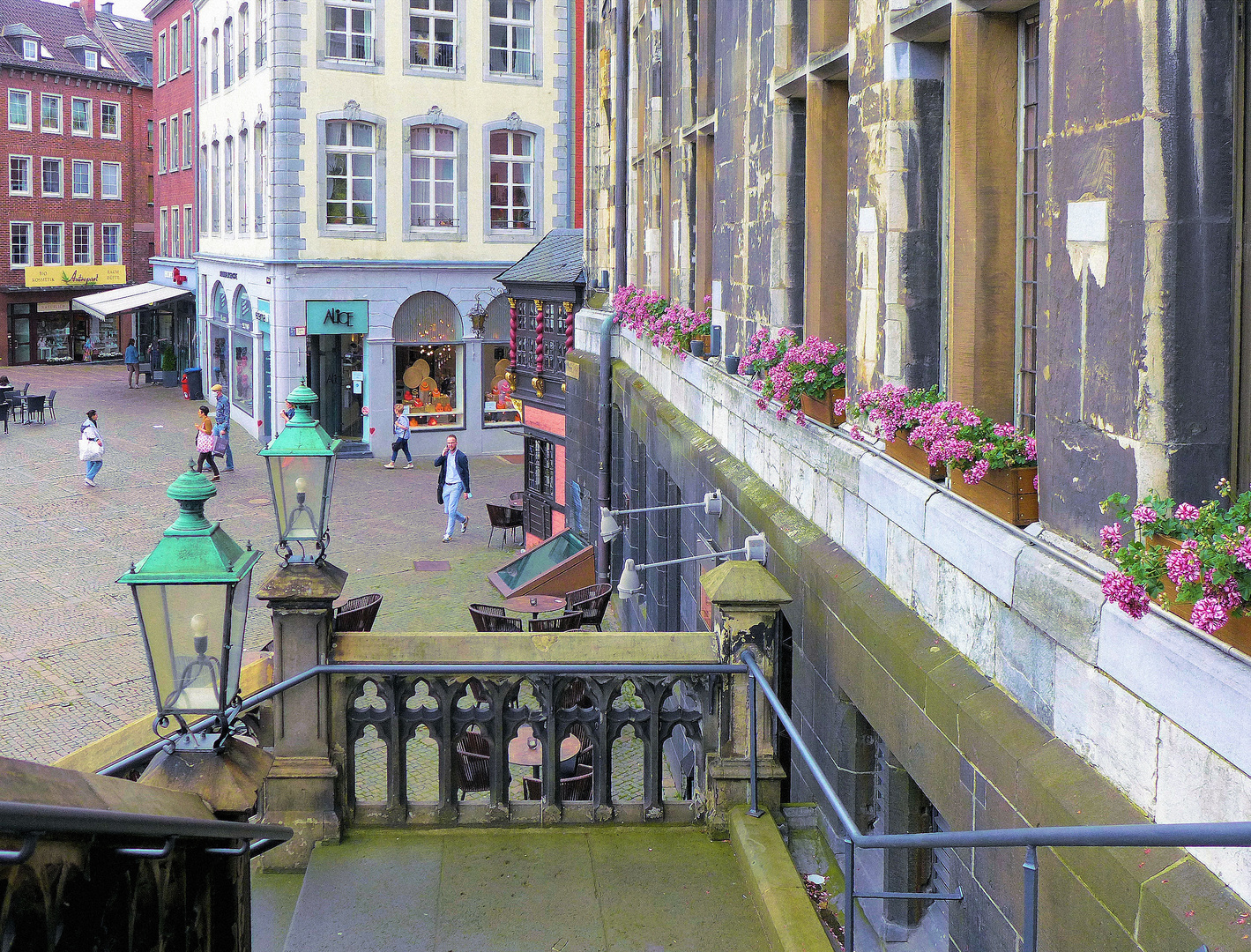 Marktplatz in Aachen 