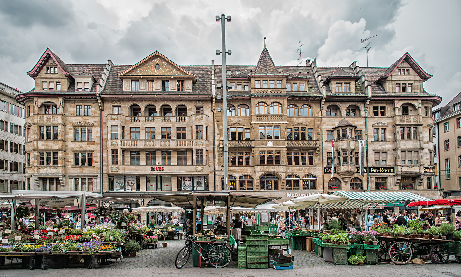 Marktplatz in Basel - Markt