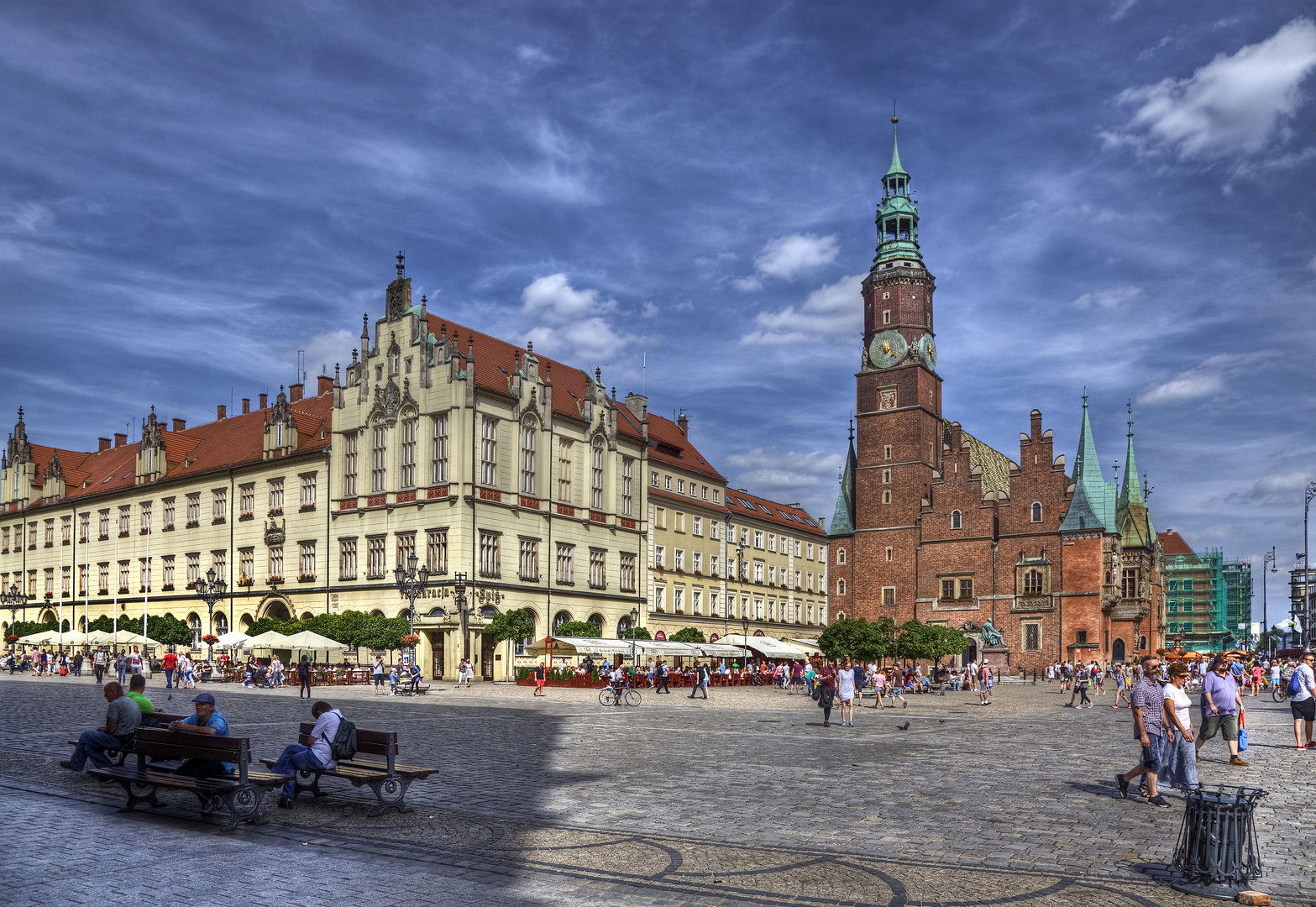 Marktplatz In Breslau Foto Bild Architektur Kultur Menschen Bilder Auf Fotocommunity