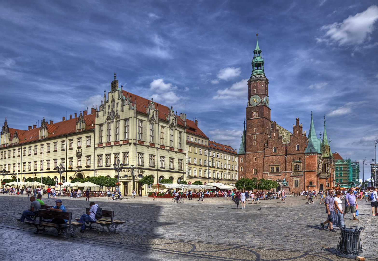 Marktplatz in Breslau