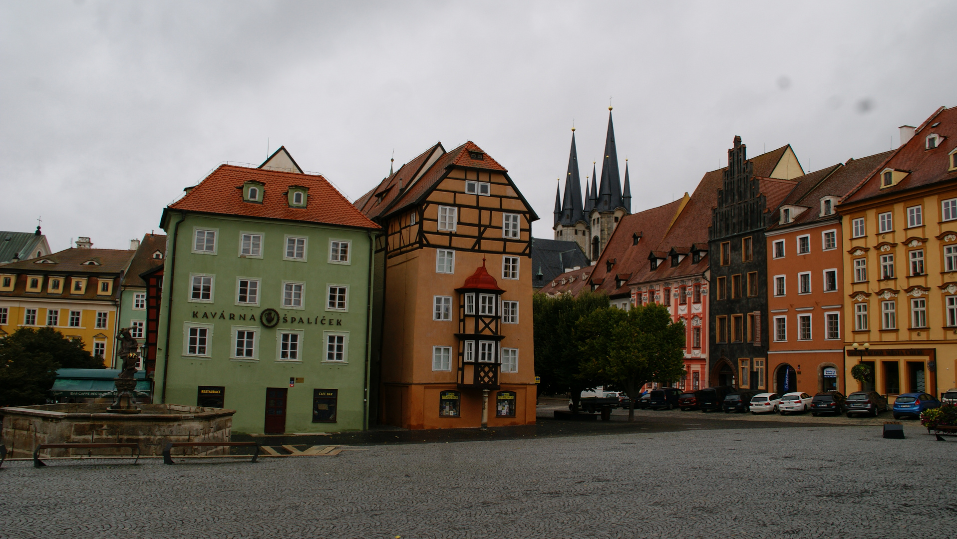 Marktplatz in Cheb (Tschechien)   03.10.2019